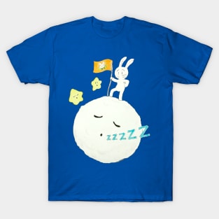 Bunch of Bunnies - Conquering the Moon. T-Shirt